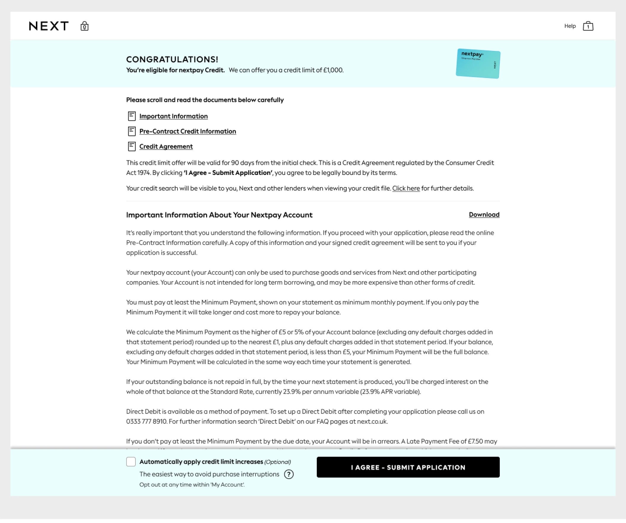 Stakeholder artefacts and screens