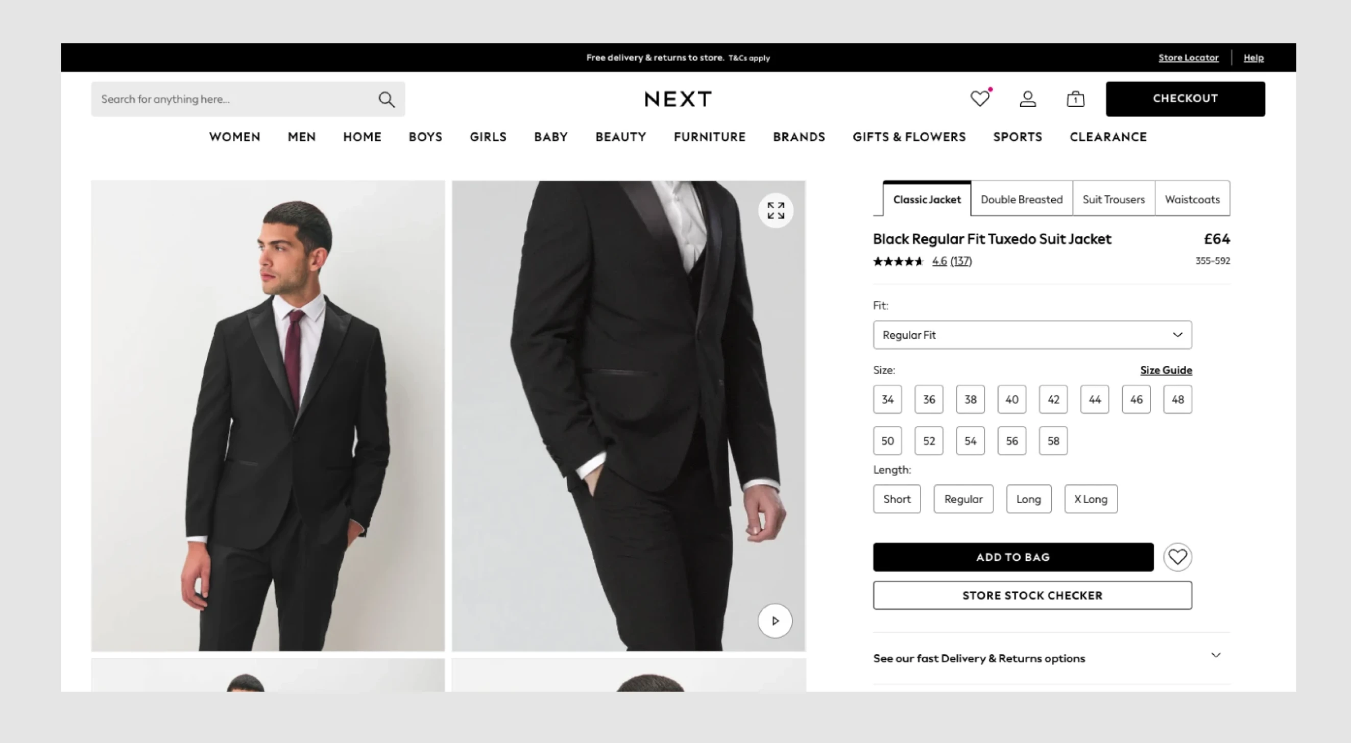 Final product page modernisation example