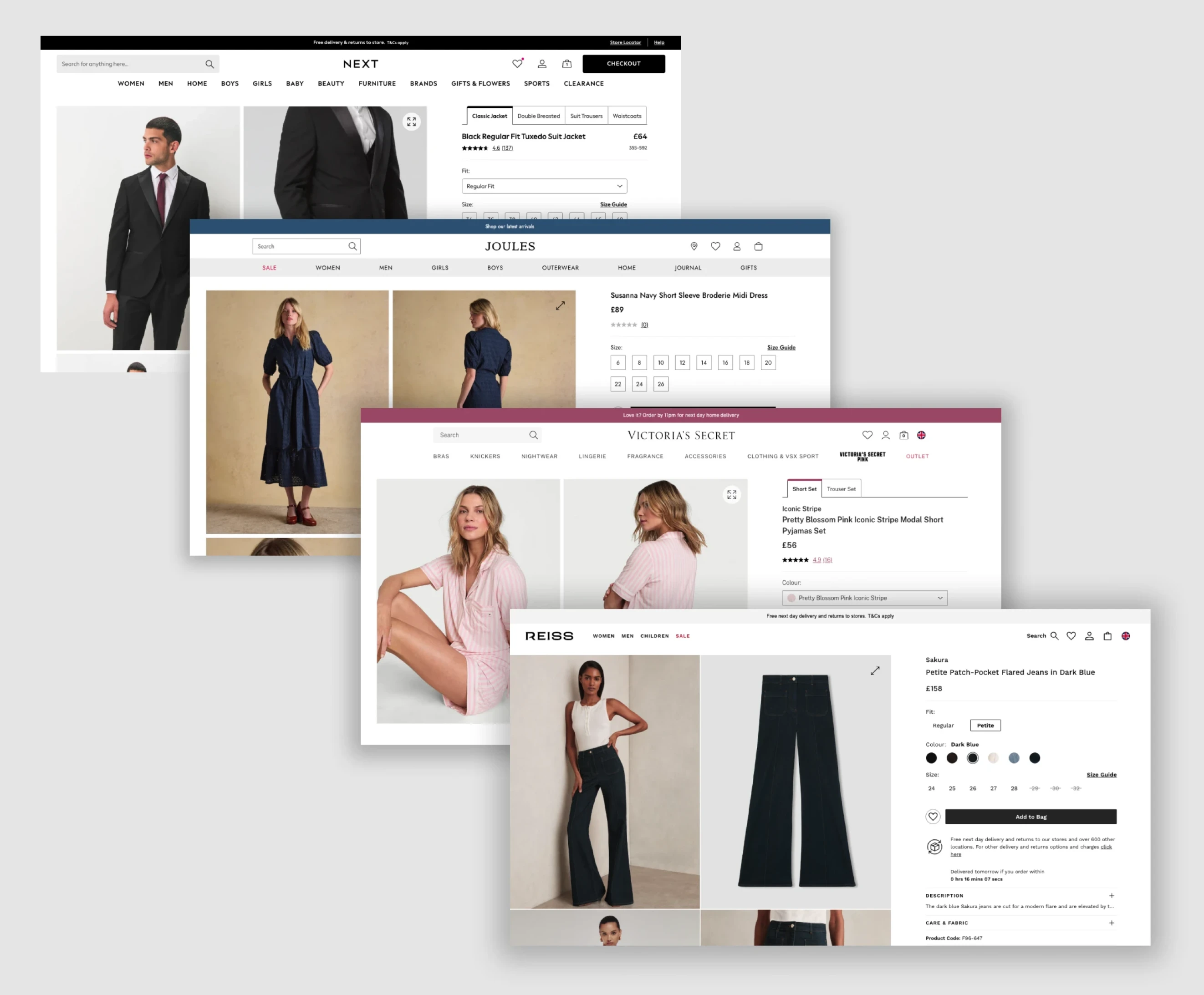 Final total platform product page rollout examples
