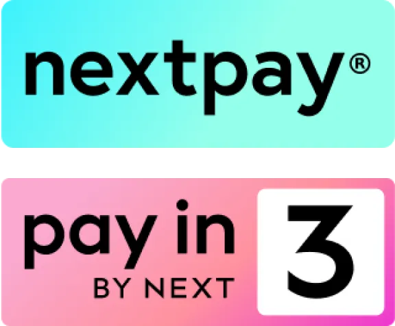 NextPay and Pay in 3 by Next logos