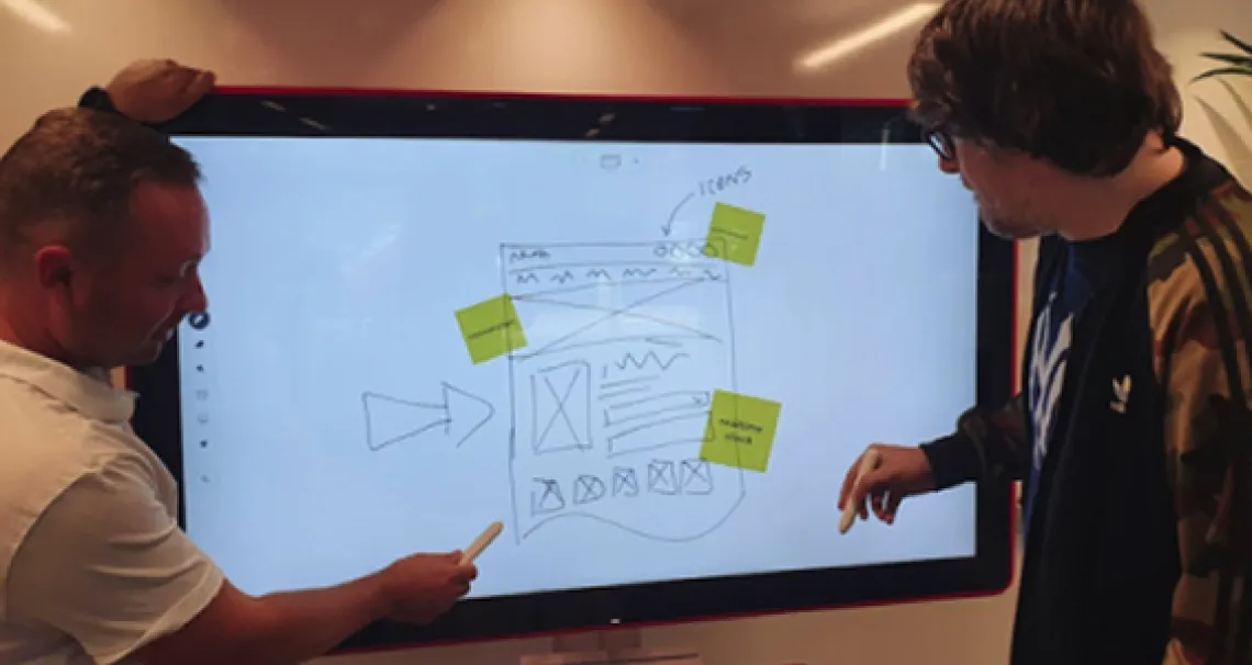 Journey mapping workshop session